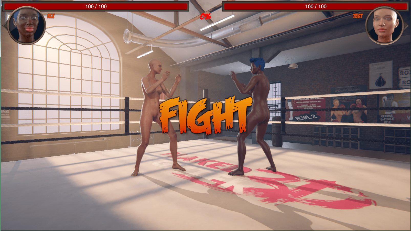 Name: Naked Fighter 3D Genre: 3D game, Character creation, Female protagoni...